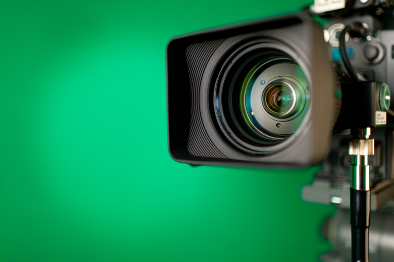 close up of a video camera